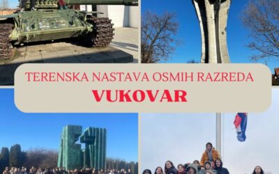 Terenska nastava osmih razreda VUKOVAR