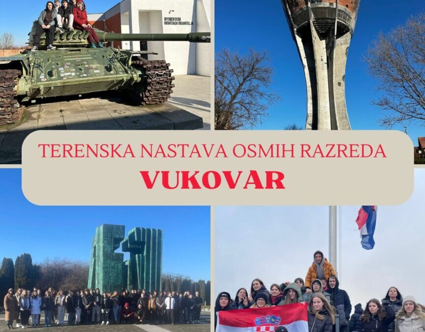 Terenska nastava osmih razreda VUKOVAR