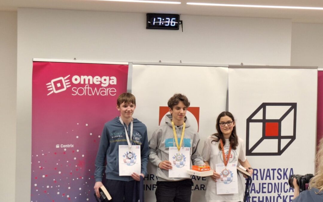 2.mjesto na Juniorskoj hrvatskoj informatičkoj olimpijadi