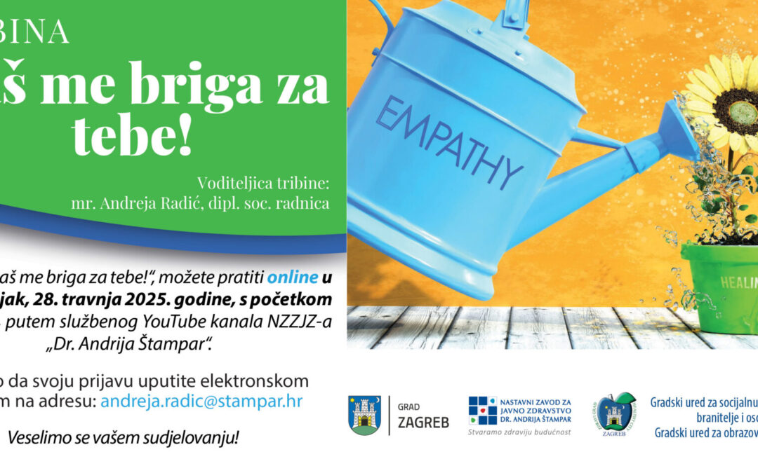 Tribina za roditelje: Baš me briga za tebe!