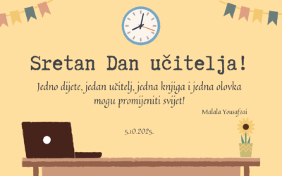 Sretan Dan Učitelja!