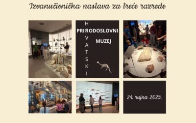 Treći razredi u posjetu Hrvatskom prirodoslovnom muzeju u Zagrebu