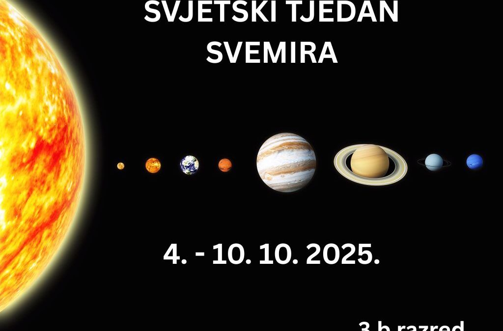 Svjetski tjedan svemira u 3. b