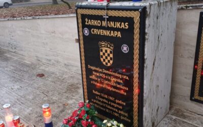 Odavanje počasti Žarku Manjkasu Crvenkapi