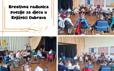 Kreativna radionica poezije za djecu u Knjižnici Dubrava