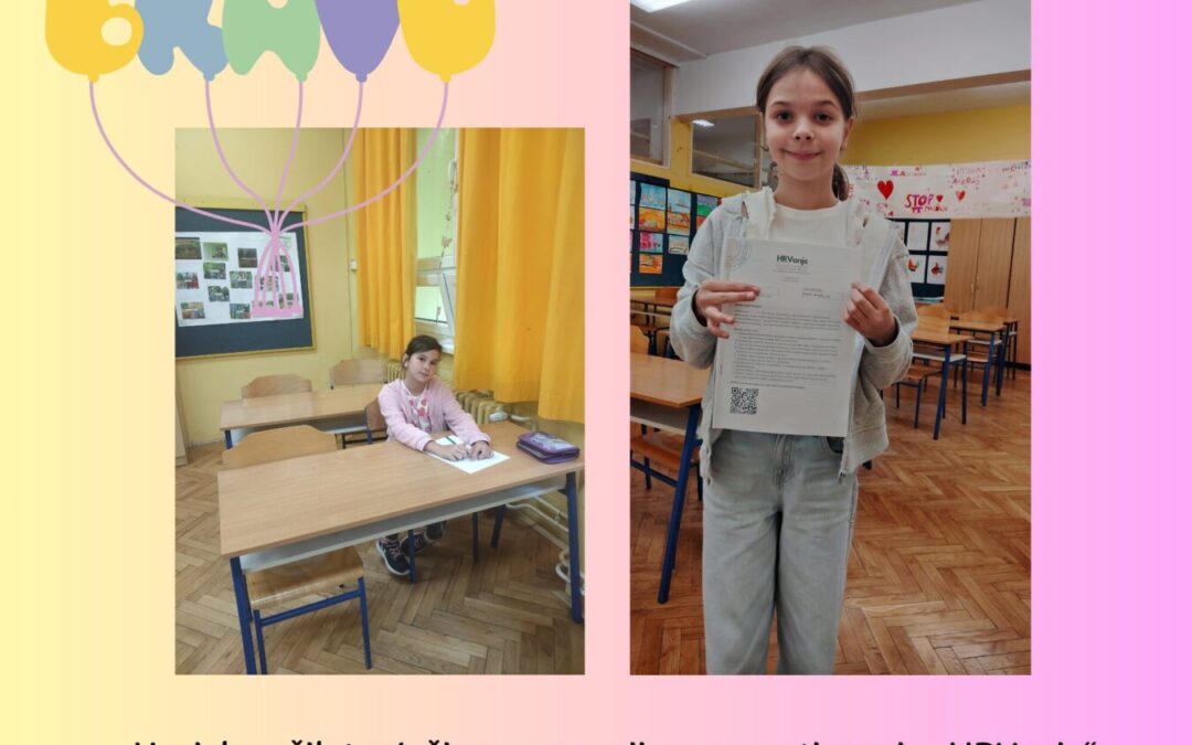 Uspjeh naših trećašica na premijernom natjecanju „HRVanje“